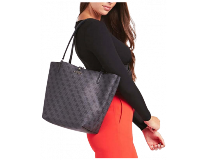 Guess alby toggle tote bag online coal