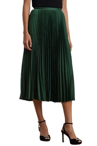 LAUREN RALPH LAUREN SHIRT WT CHARM-SKIRT GREEN