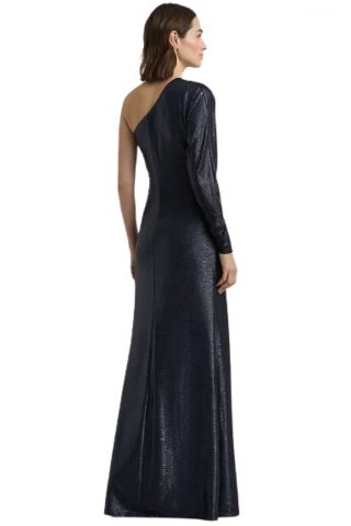 LAUREN RALPH LAUREN ILIMNTNG STRCH KNIT-GOWN NAVY BLUE