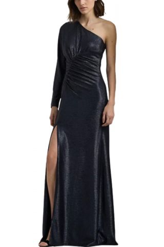 LAUREN RALPH LAUREN ILIMNTNG STRCH KNIT-GOWN NAVY BLUE