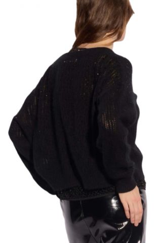 KOCCA YELEN NERO SWEATER 55%ANG,31%POL,14%LANA ITALY