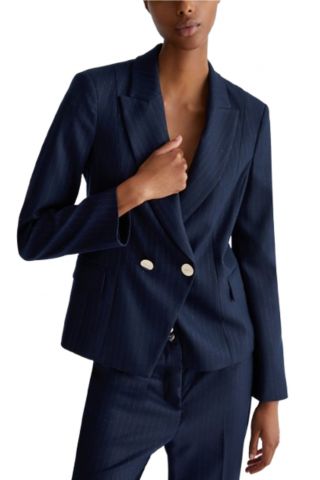 LIU JO BLACK CF4C58 BLAZER SLIM STR BLUE MARINO