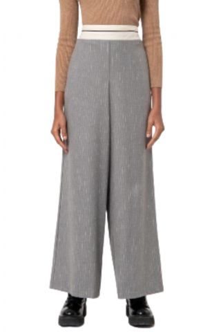 FRACOMINA PALAZZO PANT GREY