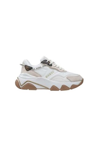 GUESS MICOLA LOGO SNEAKERS WHITE-ECRU