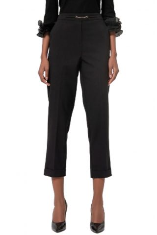 FRACOMINA REGULAR RELAXED TAILOR PANTS BLACK