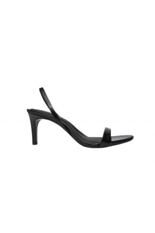 CALVIN KLEIN HEEL D'ORSAY SANDAL 70 - BRUSH L CK BLACK