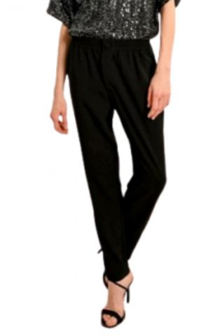 MOLLY BRACKEN LADIES WOVEN PANTS BLACK FRANCE