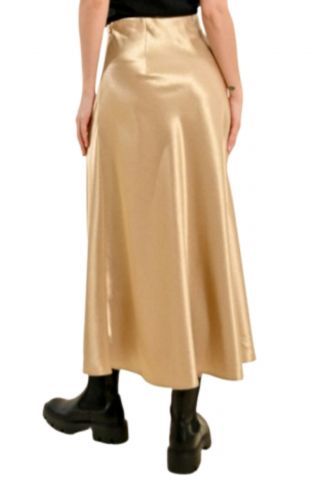 MOLLY BRACKEN LADIES WOVEN SKIRT GOLD FRANCE