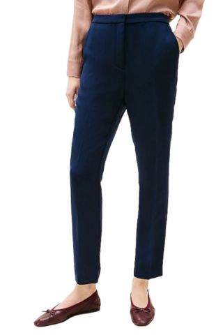 TOMMY HILFIGER CREPE SLIM PULL ON PANT DARK BLUE C1G