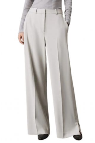 CALVIN KLEIN SOFT TWILL SLIM LEG PANT OCEAN MIST GREY