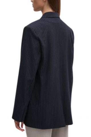 CALVIN KLEIN PINSTRIPE SLIM BLAZER NIGHT SKY/GREY STRIPE