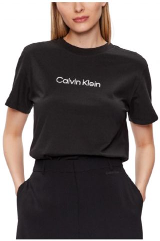 CALVIN KLEIN - HERO LOGO REGULAR T-SHIRT BLACK - 357666