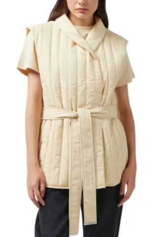 CALVIN KLEIN LW PADDED VERTICAL QUILT VEST PGD