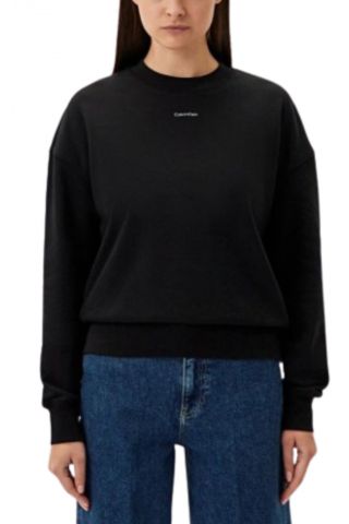 CALVIN KLEIN NANO LOGO RELAXED SWEATSHIRT BEH