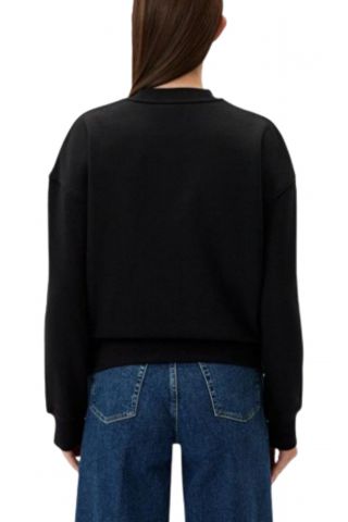 CALVIN KLEIN NANO LOGO RELAXED SWEATSHIRT BEH