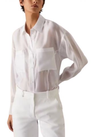 CALVIN KLEIN TENCEL VOILE RELAXED SHIRT YAF