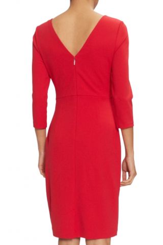 CALVIN KLEIN - SCUBA CREPE DRESS FRONT TWIST