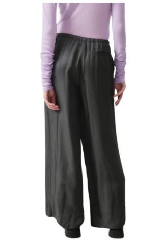 AMERICAN VINTAGE TROUSERS 100% VISCOSE CARBONE