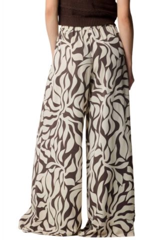 KOCCA ELENNYS FANT.MARRONE PANT 95%VISC,5%LINO. - 357879