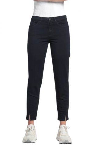 DIANA GALLESI PANTS MADE OF COTTON AND SMOOTH TEXTURE BLACK