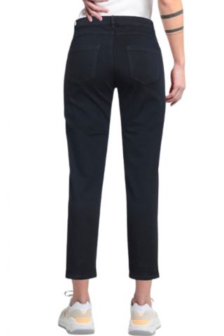 DIANA GALLESI PANTS MADE OF COTTON AND SMOOTH TEXTURE BLACK