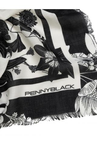 PENNY BLACK - ORDO STOLE BLACK/WHITE