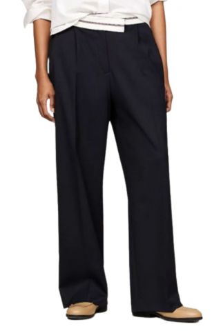 TOMMY HILFIGER RWB PREP WIDE LEG CROSSED PANT DW5