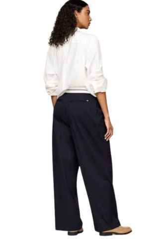 TOMMY HILFIGER RWB PREP WIDE LEG CROSSED PANT DW5