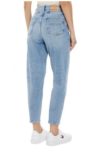 TOMMY HILFIGER MOM JEAN UH TPR CH0115 CO LIGHT BLUE 1AB