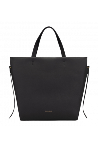 Coccinelle Boheme Leather Tote Bag - Grey
