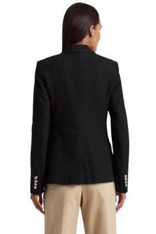 LAUREN RALPH LAUREN STR SPORTSWEAR PIQU-LND-JKT BLACK