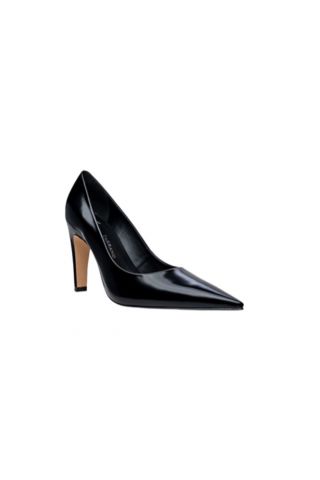 CARRANO E67378 BOX HIGH HEELS GENUINE PATENT LEATHER BLACK