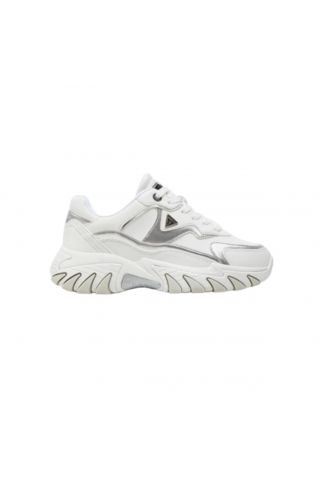 GUESS NOWAH SNEAKERS WHITE-SILVER