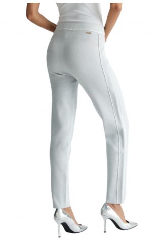 LIU JO SPORT TF4M02 ECS PANT MAGLIA LUNGO SILVER