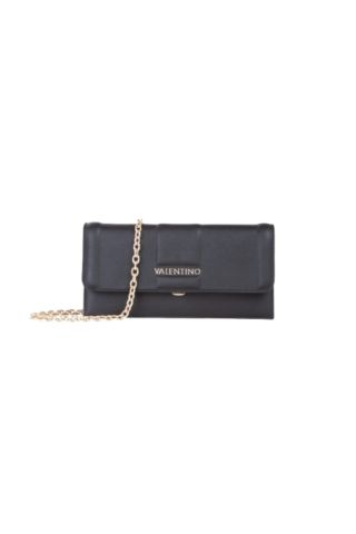 MARIO VALENTINO WOMEN'S BAG SYNTHETIC LEATHER BRASS NERO