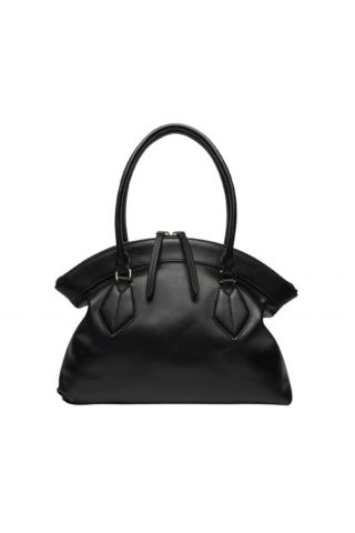 FURLA ERICA M TOTE 100% LEATHER NERO