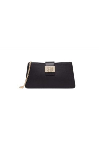 FURLA 1927 MINI CROSSBODY 100% LEATHER NERO