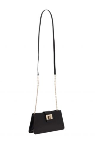 FURLA 1927 MINI CROSSBODY 100% LEATHER NERO