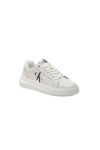 CALVIN KLEIN CHUNKY CUPSOLE MONO LTH WN WHITE