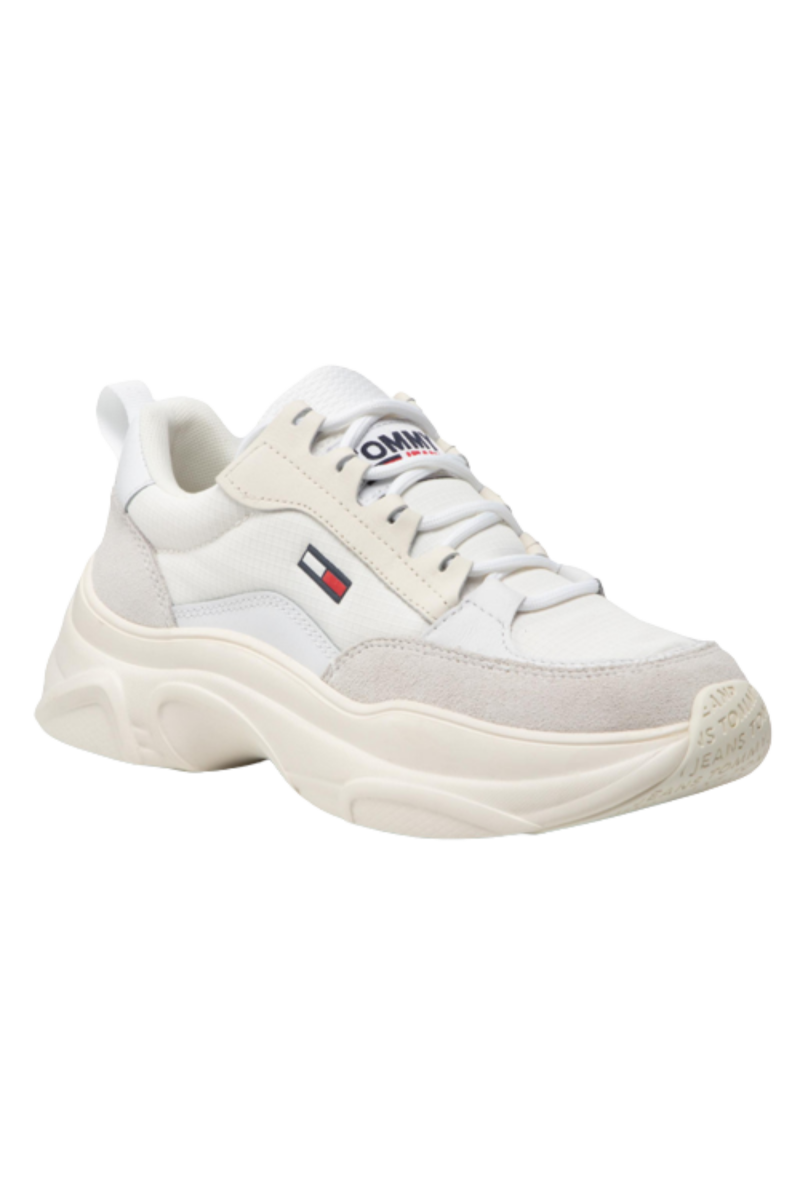 TOMMY HILFIGER JEANS LIGHTWEIGHT SHOE WHITE