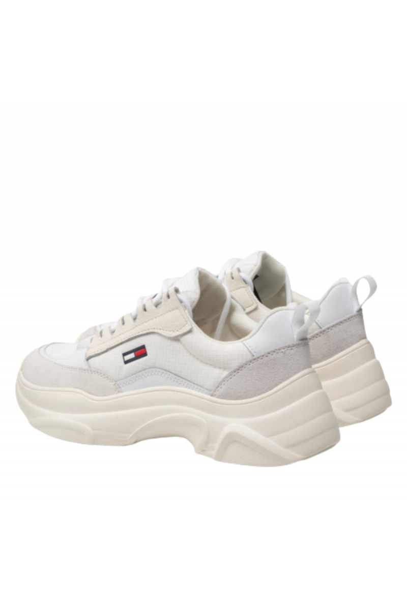 TOMMY HILFIGER JEANS LIGHTWEIGHT SHOE WHITE