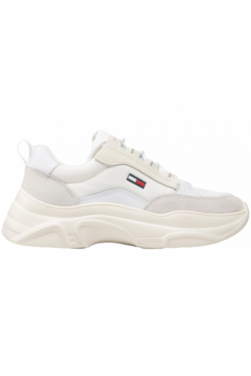 TOMMY HILFIGER JEANS LIGHTWEIGHT SHOE WHITE