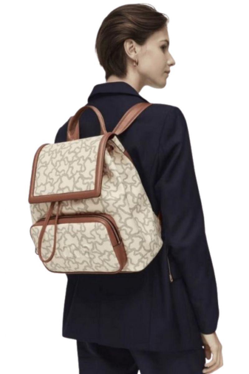 TOUS - MOCHILA K ICON BEIGE-MULTI - 357479