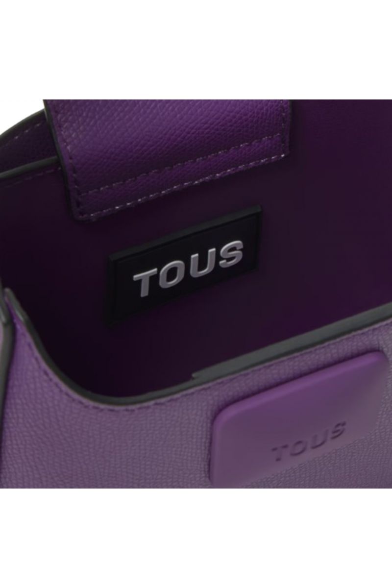 TOUS MINI BOLSO HOMBRO LUCIA MORADO