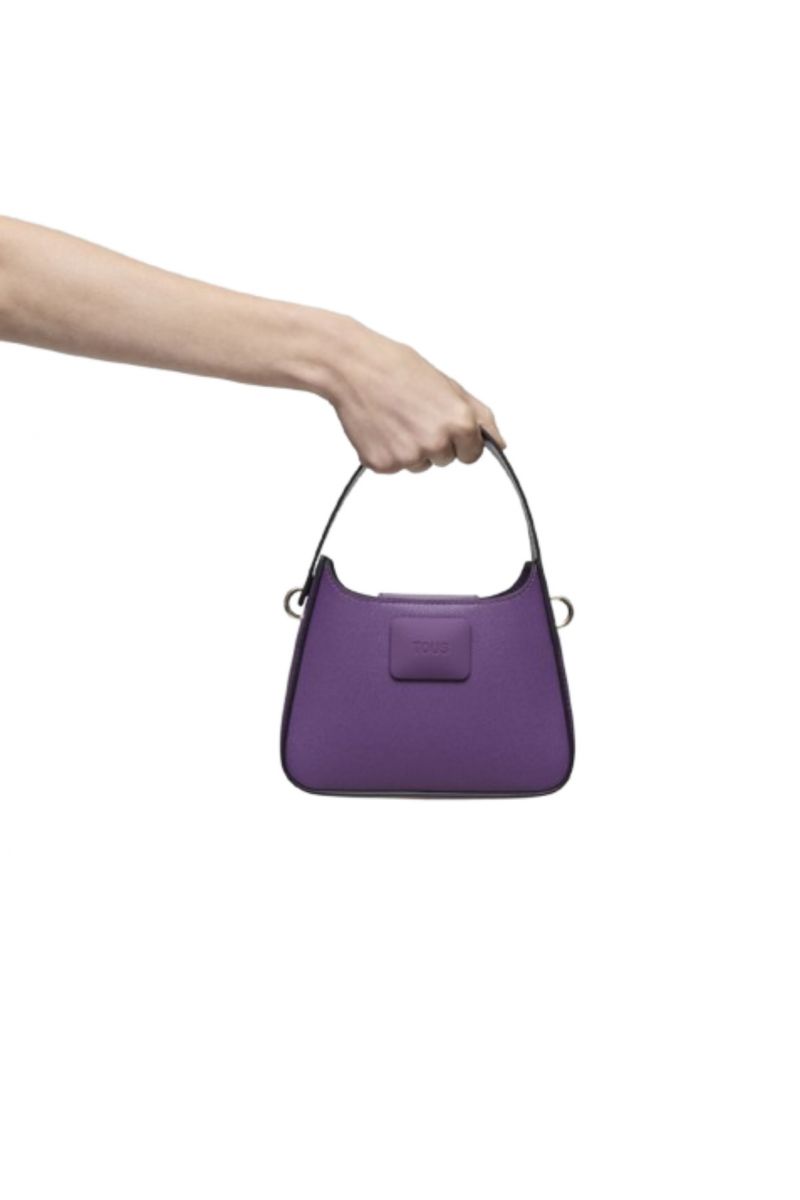 TOUS MINI BOLSO HOMBRO LUCIA MORADO