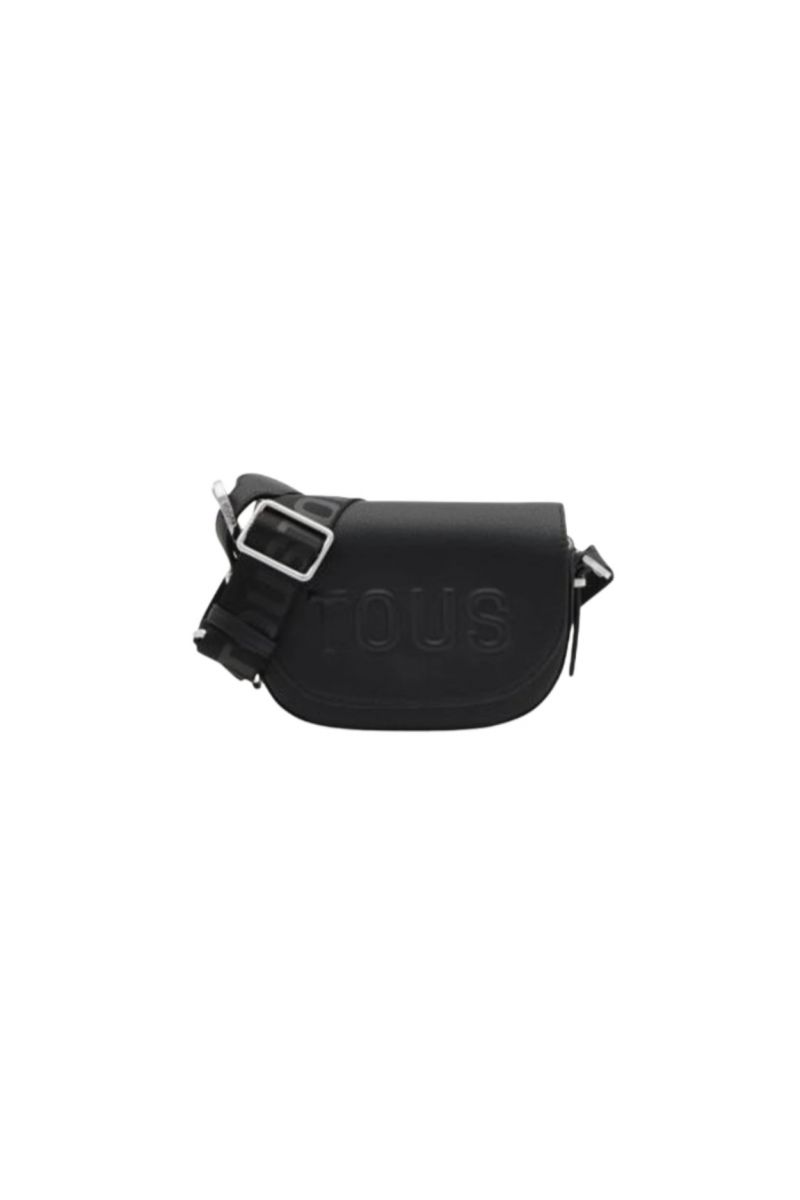 TOUS MINI BANDOLERA MEDIALUNA T BRENDA NEGRO