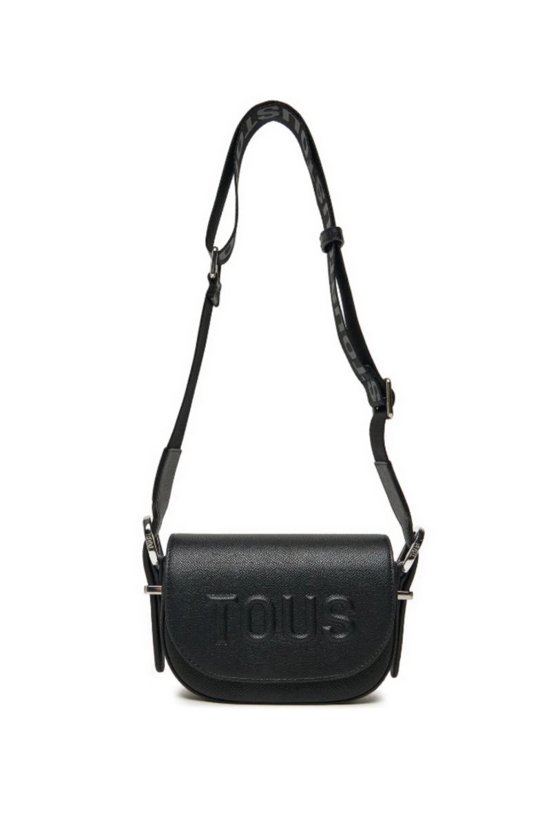 TOUS MINI BANDOLERA MEDIALUNA T BRENDA NEGRO