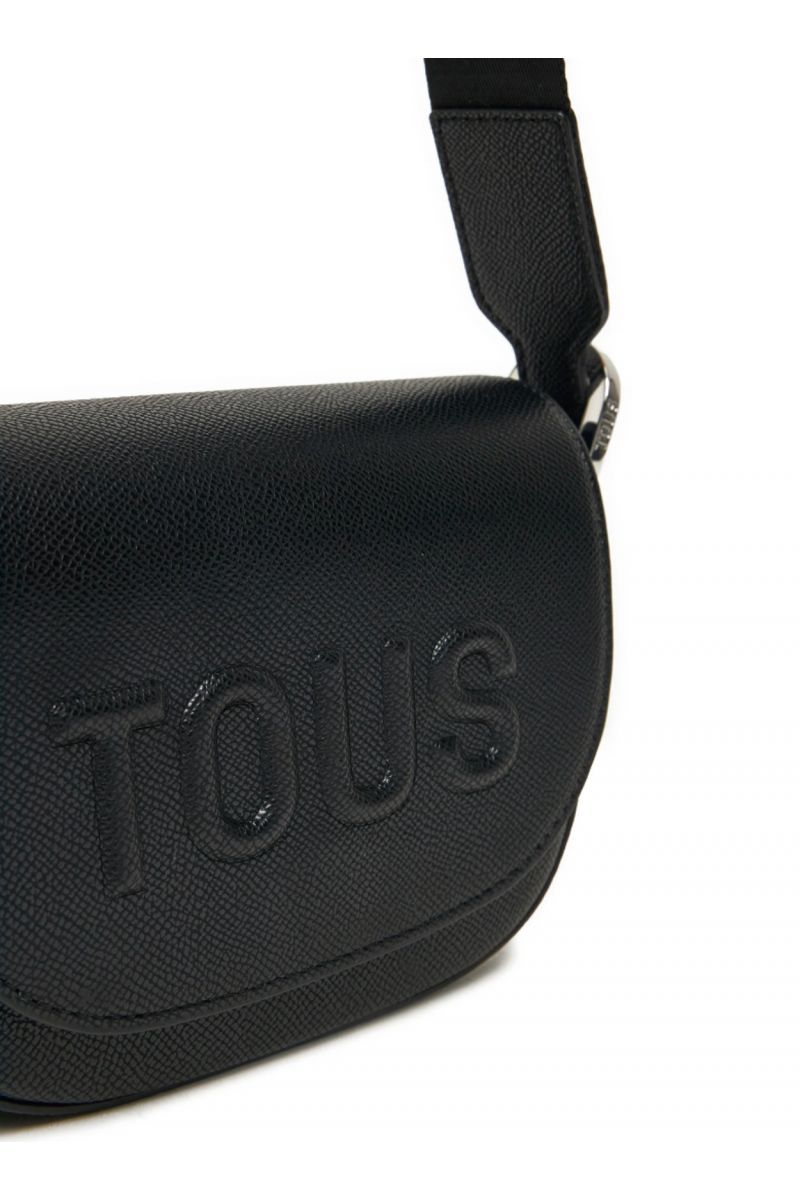 TOUS MINI BANDOLERA MEDIALUNA T BRENDA NEGRO