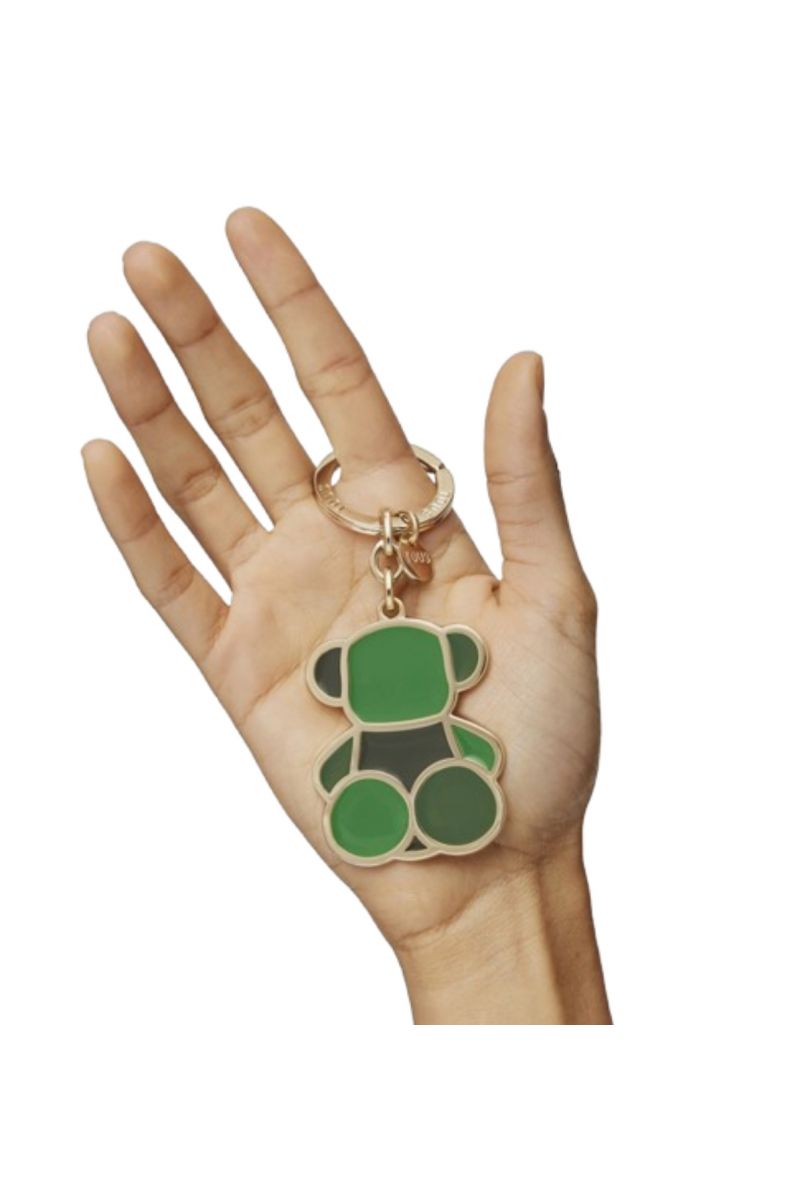 TOUS LLAVERO TOUS BEAR FACETED VERDE