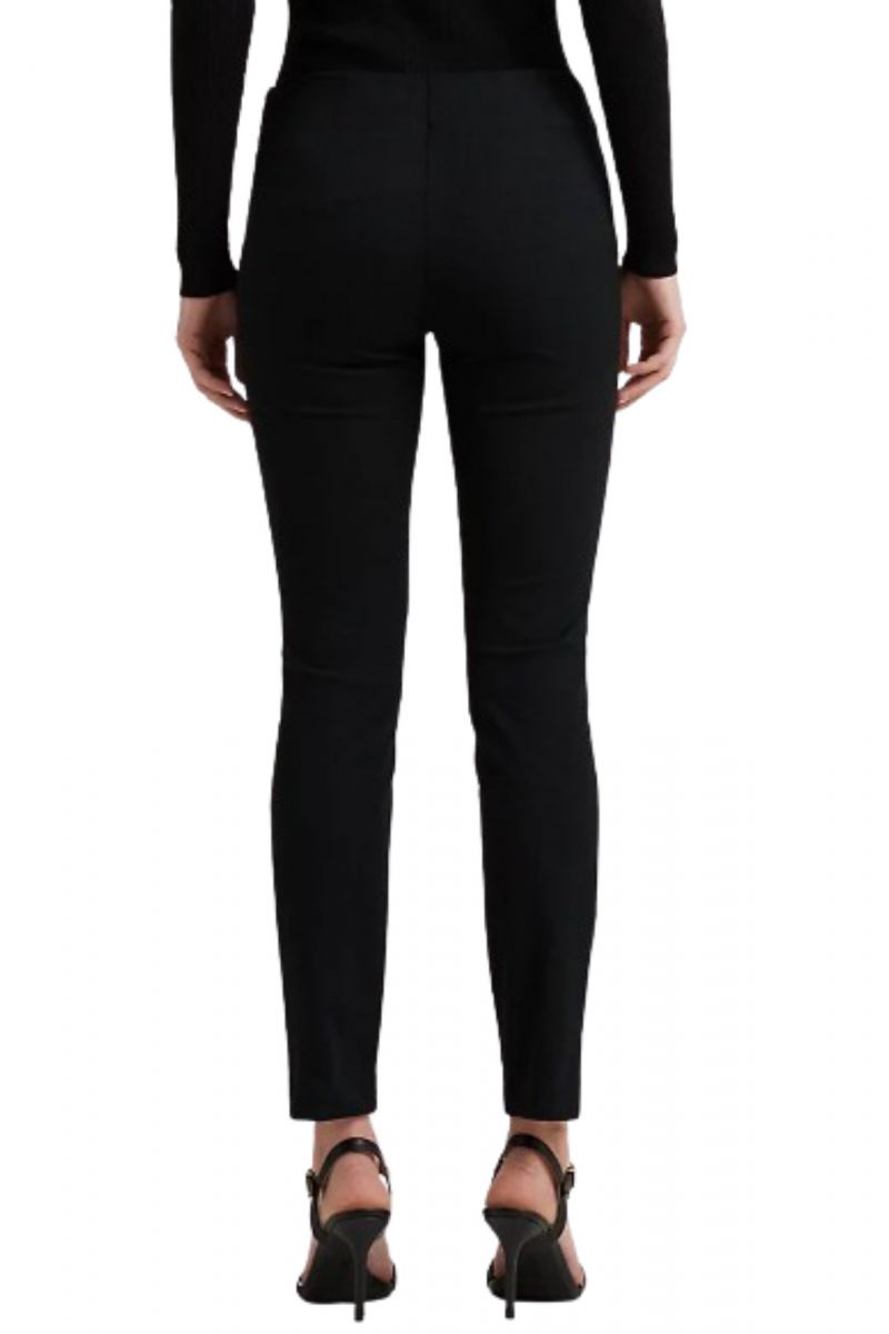 LAUREN RALPH LAUREN PLSHD BI STR TWLL-PANT 200631310 BLACK 003